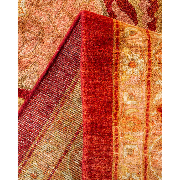 Hand-Knotted Multicolor Wool Traditional Area Rug 10' 1" x 14' 3"