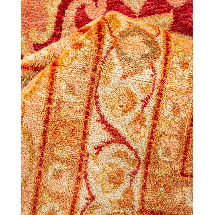 Hand-Knotted Multicolor Wool Traditional Area Rug 10' 1" x 14' 3"