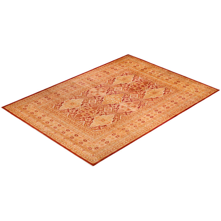 Hand-Knotted Multicolor Wool Traditional Area Rug 10' 1" x 14' 3"