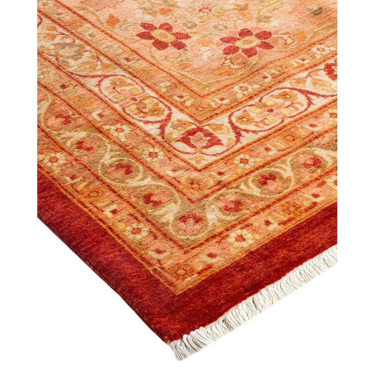 Hand-Knotted Multicolor Wool Traditional Area Rug 10' 1" x 14' 3"