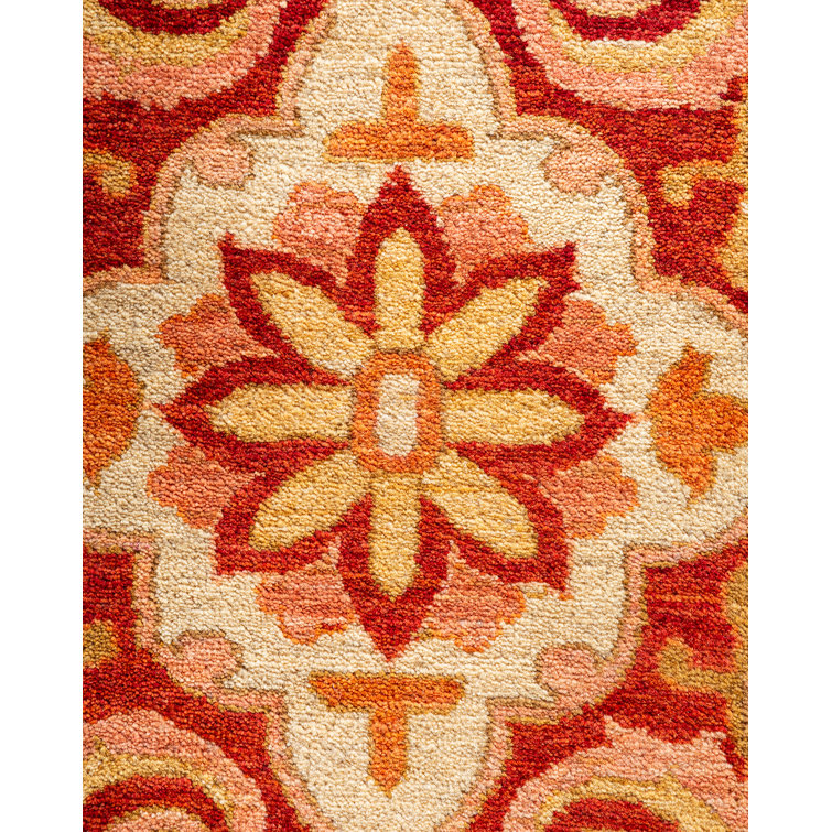 Hand-Knotted Multicolor Wool Traditional Area Rug 10' 1" x 14' 3"