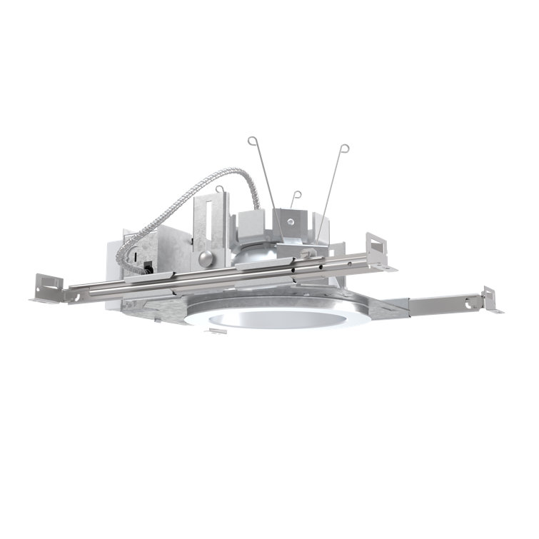 6'' Silver Steel LED New Construction Recessed Downlight