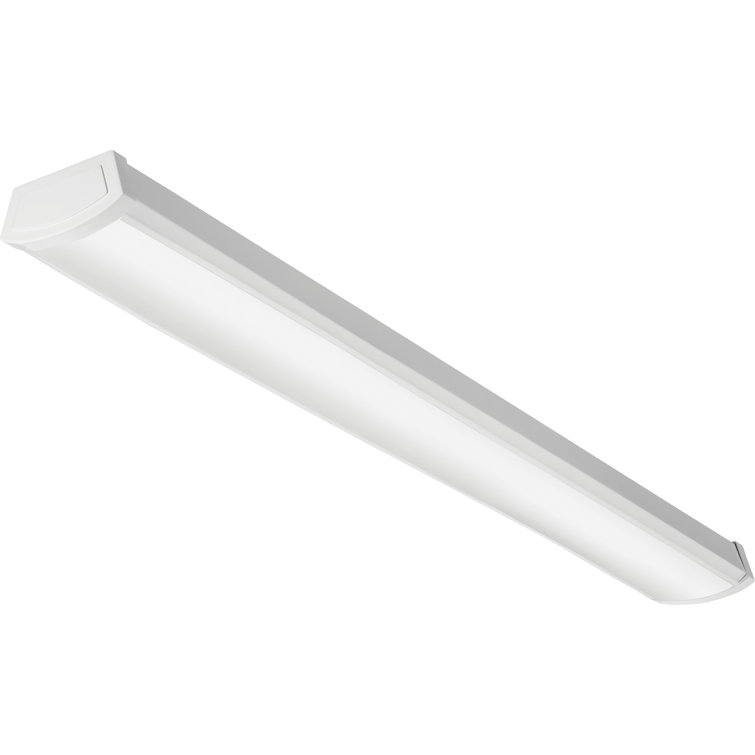 Sleek 24.75" White LED Energy Star Flush Mount for Indoor/Outdoor