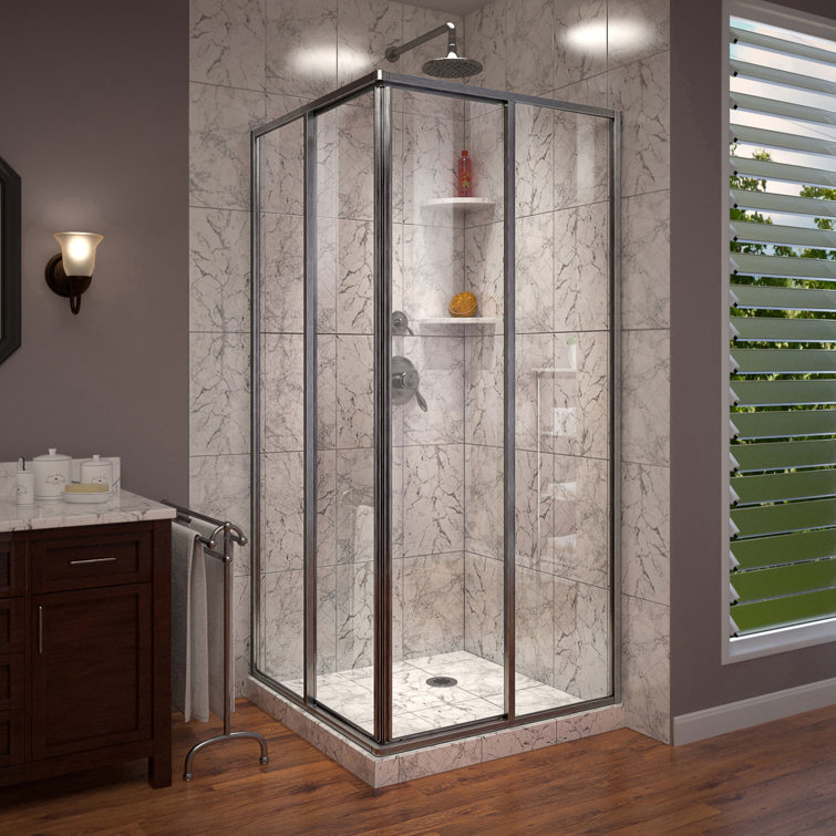 DreamLine Brushed Nickel 72" Frameless Sliding Shower Enclosure