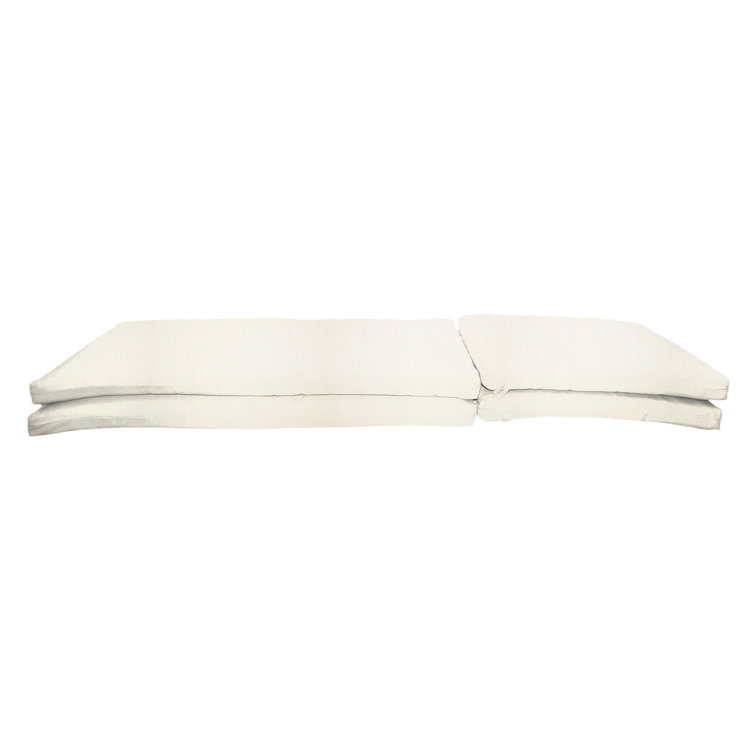 Sunbrella Canvas Natural Outdoor Chaise Lounge Cushions Set