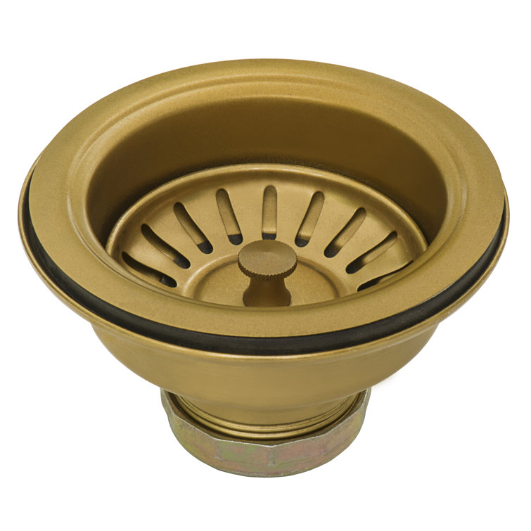 30-Inch Brass Tone Matte Gold Stainless Steel Farmhouse Sink