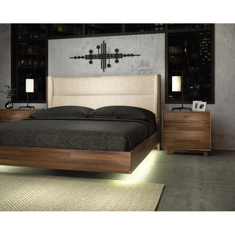 Sloane Natural Walnut 2-Drawer Minimalist Dresser
