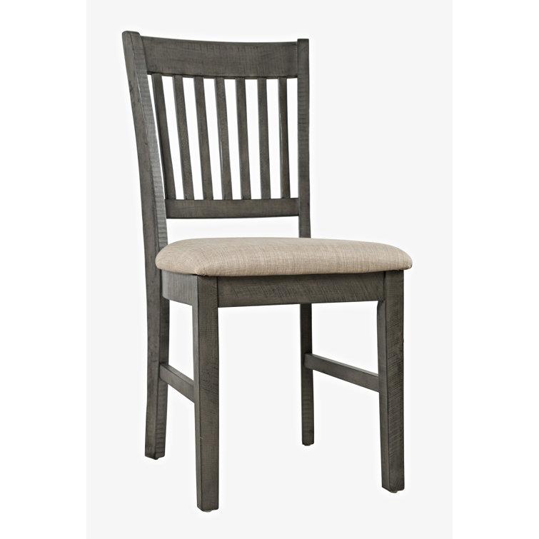 Coastal Cream Acacia Wood Rustic Desk Chair