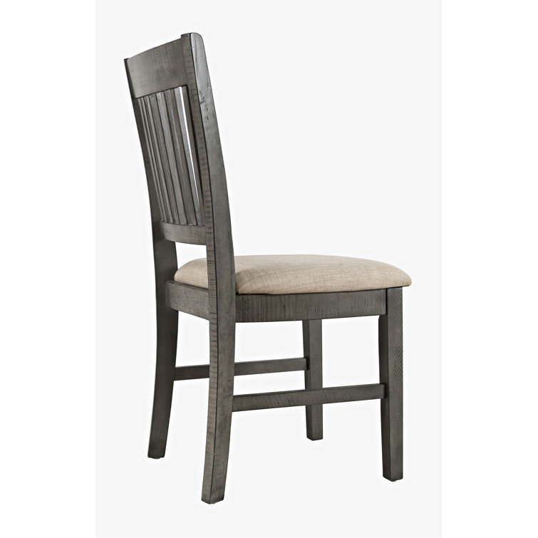 Coastal Cream Acacia Wood Rustic Desk Chair