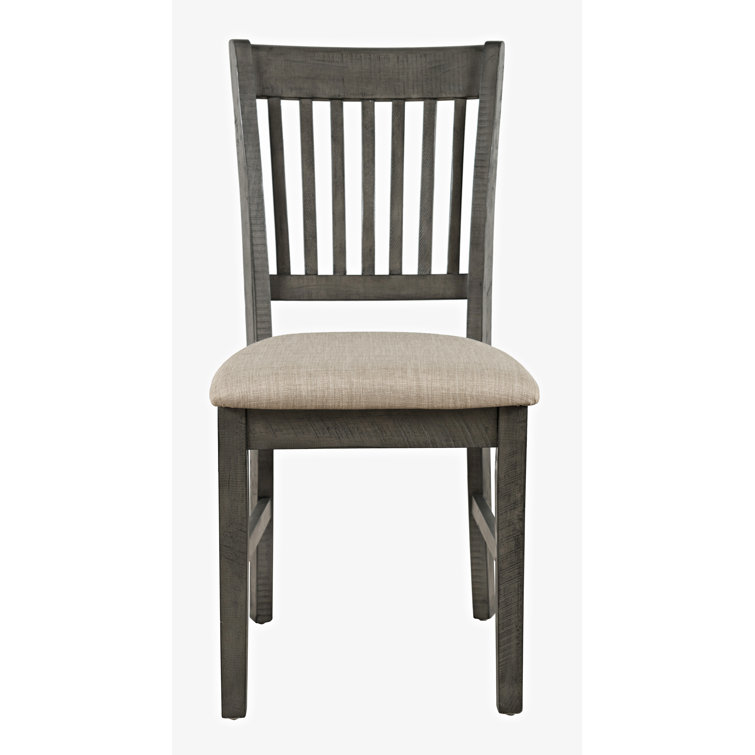 Coastal Cream Acacia Wood Rustic Desk Chair