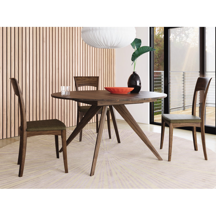 Catalina 60" Natural Walnut Extendable Mid-Century Dining Table