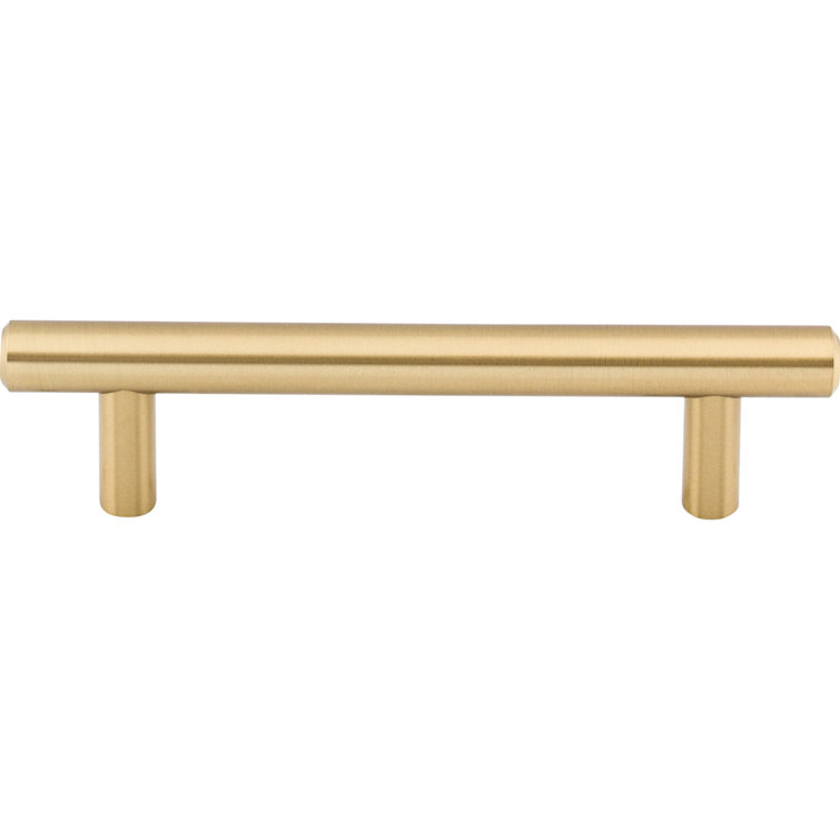Honey Bronze Modern Bar Pull with Mounting Hardware
