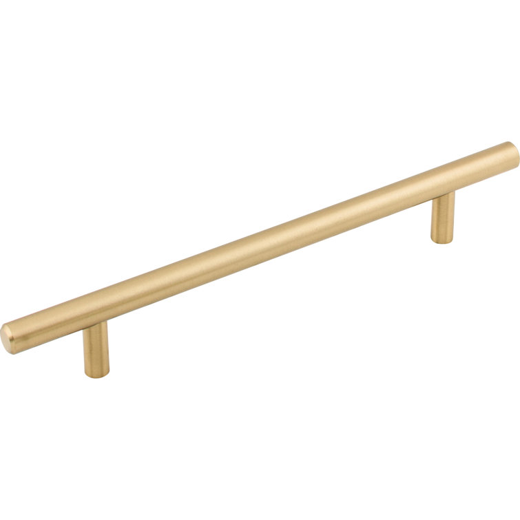 Honey Bronze Modern Bar Pull with Mounting Hardware