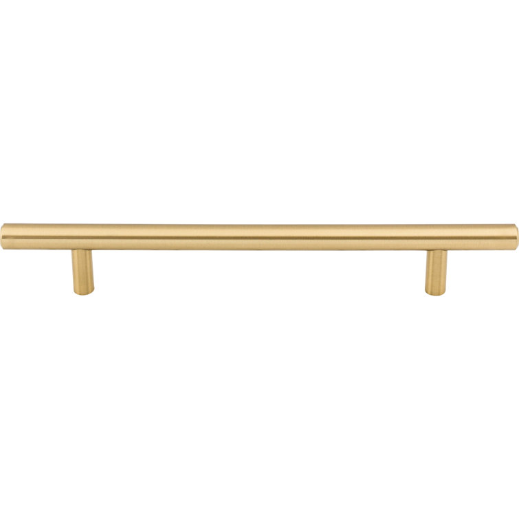 Honey Bronze Modern Bar Pull with Mounting Hardware