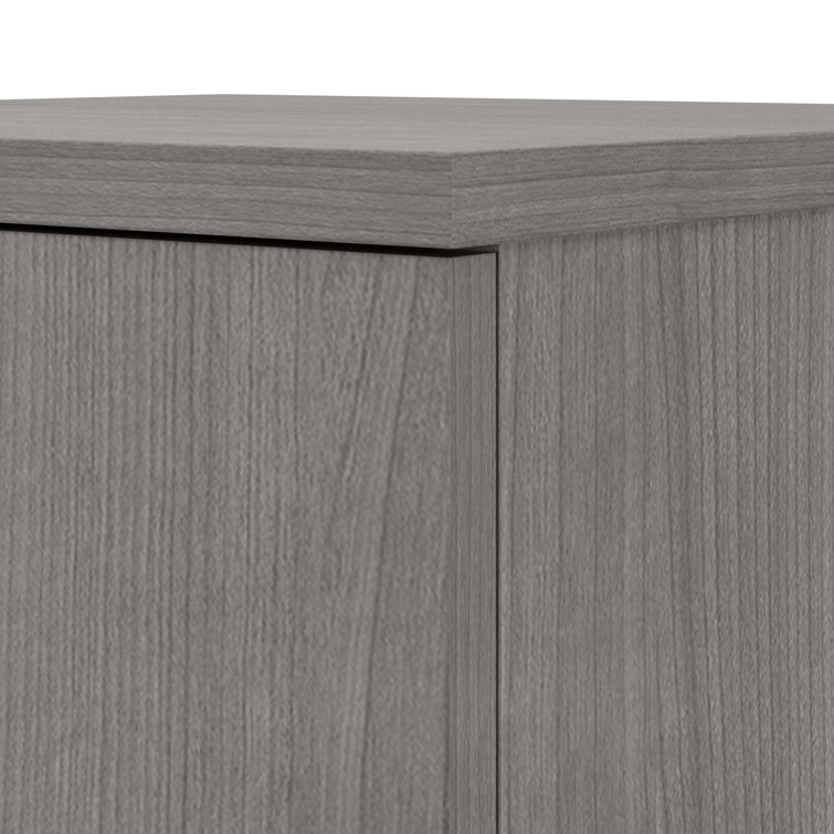 Platinum Gray Tall Office Storage Cabinet with Adjustable Shelving