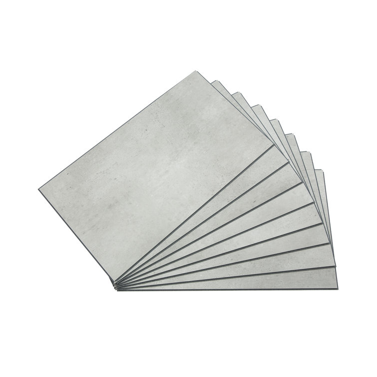 25.6" x 14.8" Frost Nickel Vinyl Wall Tiles