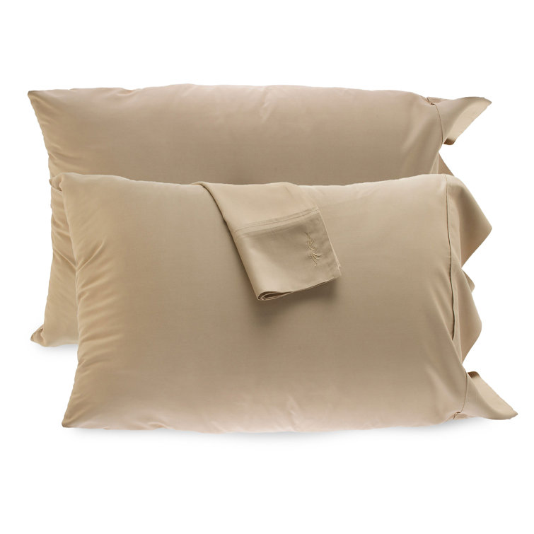 King White Hypoallergenic Bamboo Viscose Pillowcase Set