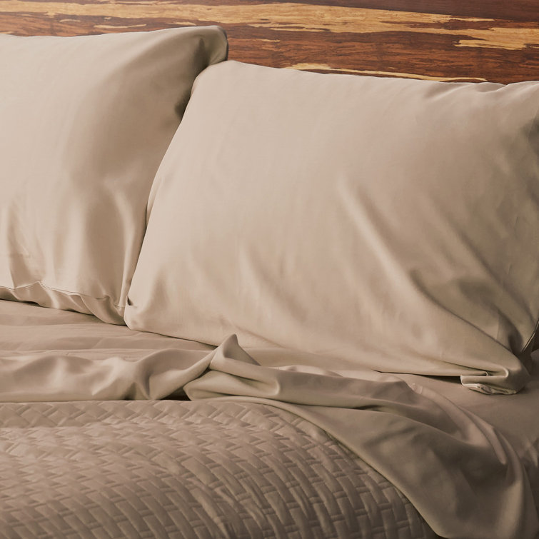 King White Hypoallergenic Bamboo Viscose Pillowcase Set