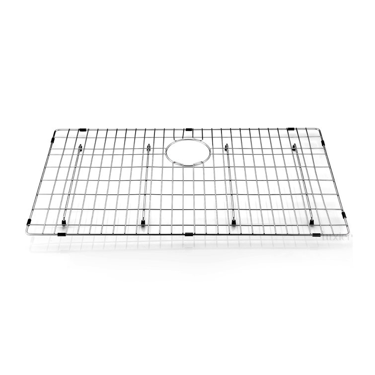 28" x 17" Stainless Steel Sink Grid with Rubber Feet