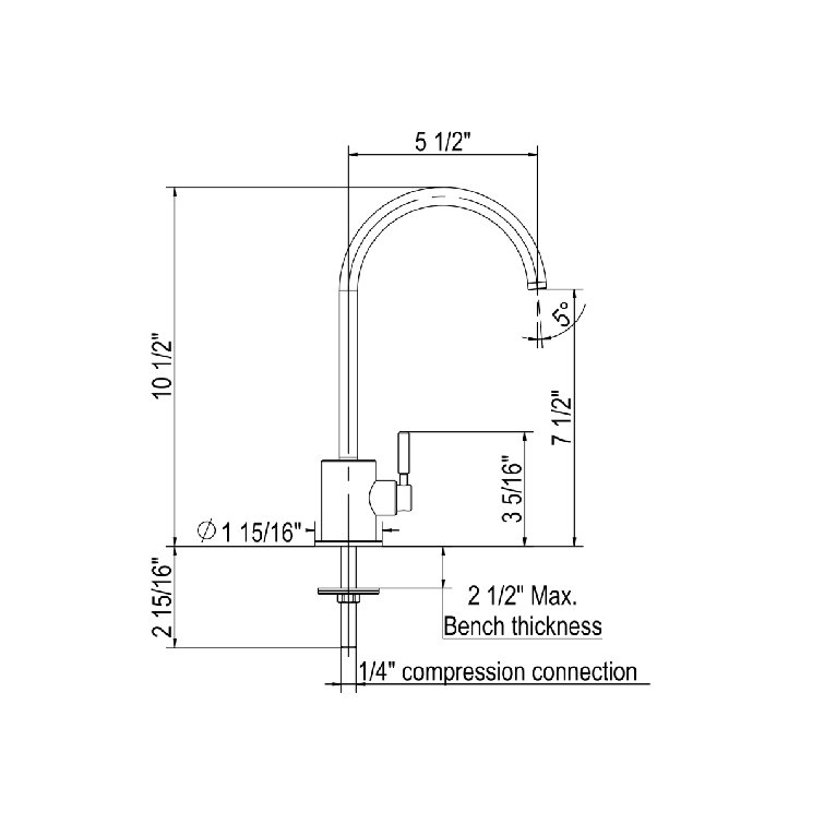 Polished Chrome Stainless Steel Kitchen Faucet with Pull-out Spray