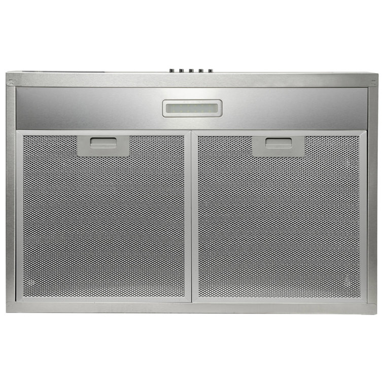 24" Stainless Steel Convertible Under Cabinet Range Hood with Charcoal Filters