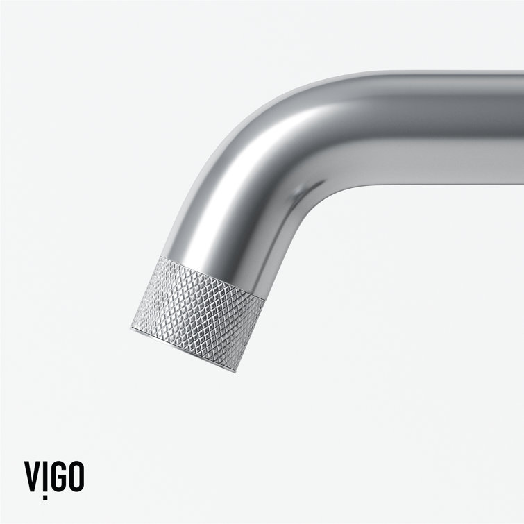 Cass Aerodynamic Wheel Handle Chrome Bathroom Faucet