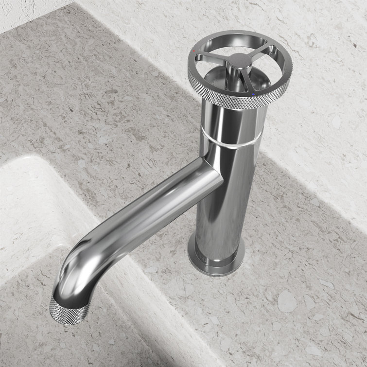 Cass Chrome 8" Single Handle Bathroom Faucet