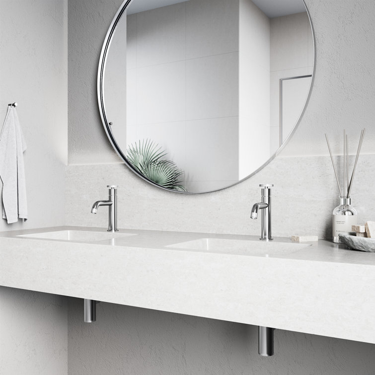 Cass Chrome 8" Single Handle Bathroom Faucet