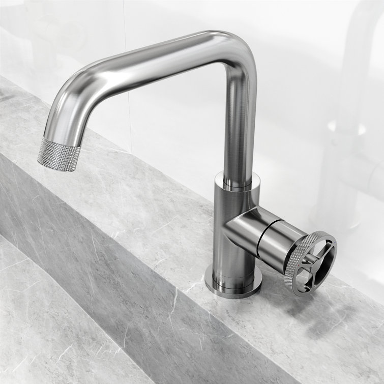 Cass 9" Brushed Nickel Single Handle Bathroom Faucet