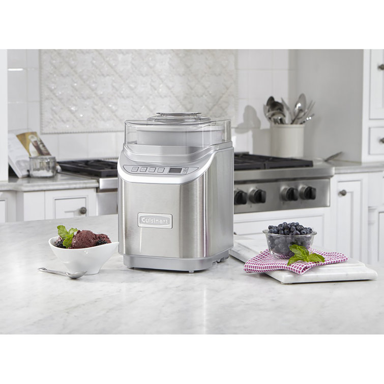 Cuisinart 2-Qt Brushed Chrome Digital Ice Cream Maker