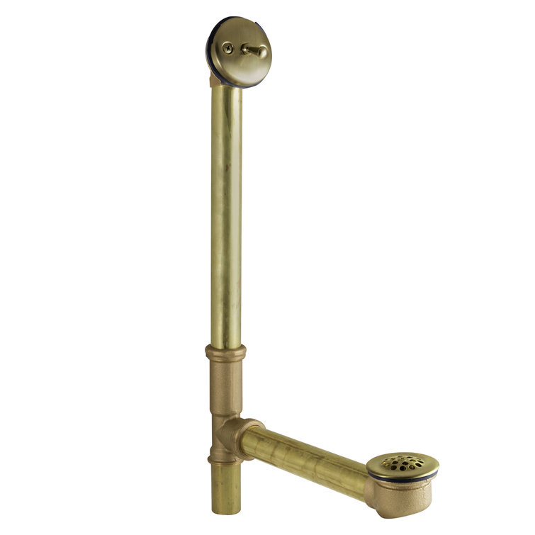 Antique Brass Trip Lever Waste and Overflow Drain