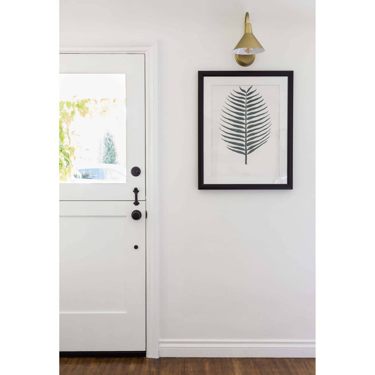 Elegant Dublin 13" Natural Brass Dimmable Wall Sconce