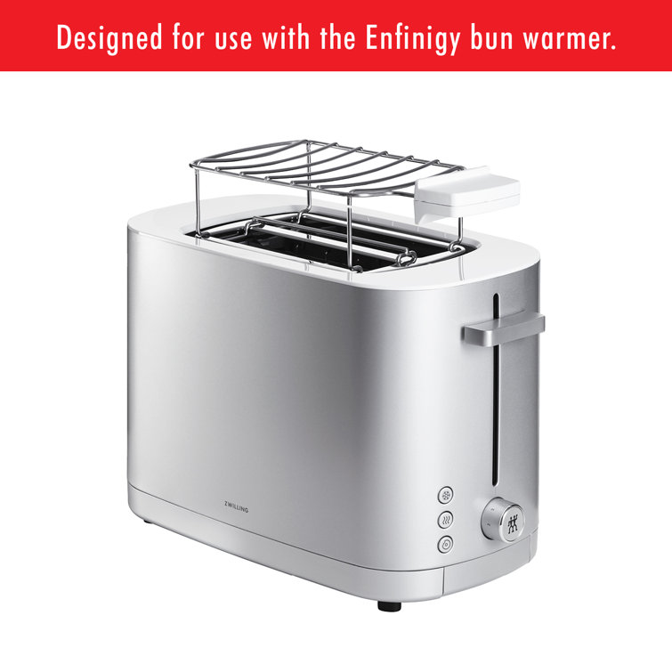 Silver Stainless Steel 4-Slice Digital Toaster with Wide Slots