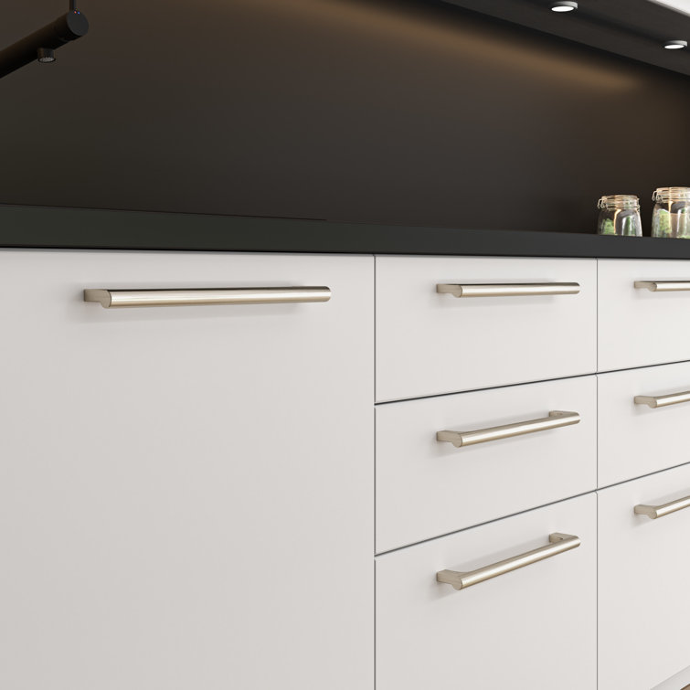 Modern Brushed Nickel 18" Appliance Pull Handle