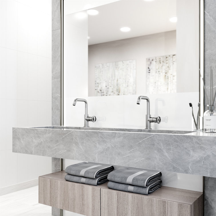 Cass 9" Brushed Nickel Single Handle Bathroom Faucet