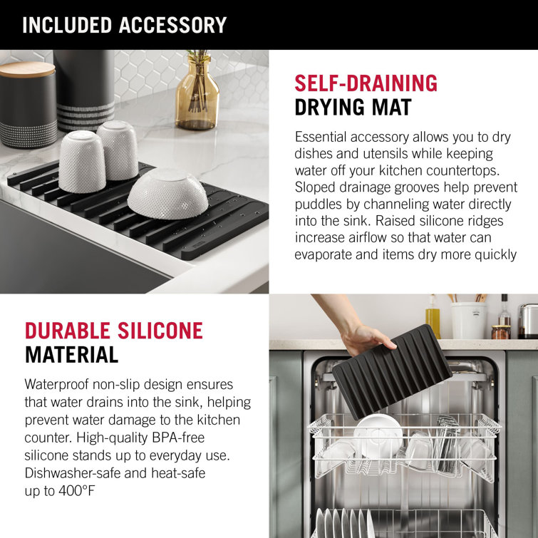 Delta 30-Inch Stainless Steel Workstation Undermount Kitchen Sink