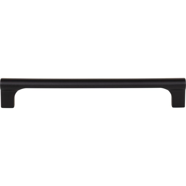 Matte Black Modern Handle Bar Pull with Mounting Hardware