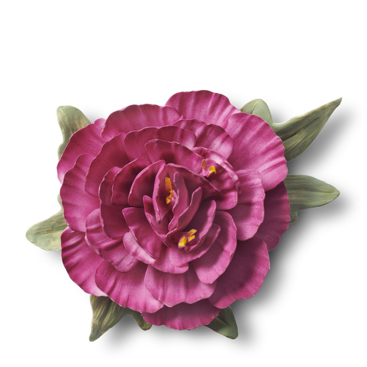 Pale Pink Porcelain Flower Accent Object
