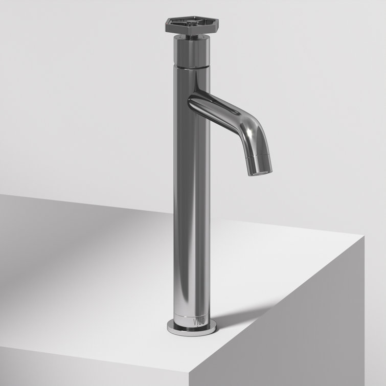 Ruxton Modern Chrome Single-Handle Vessel Bathroom Faucet