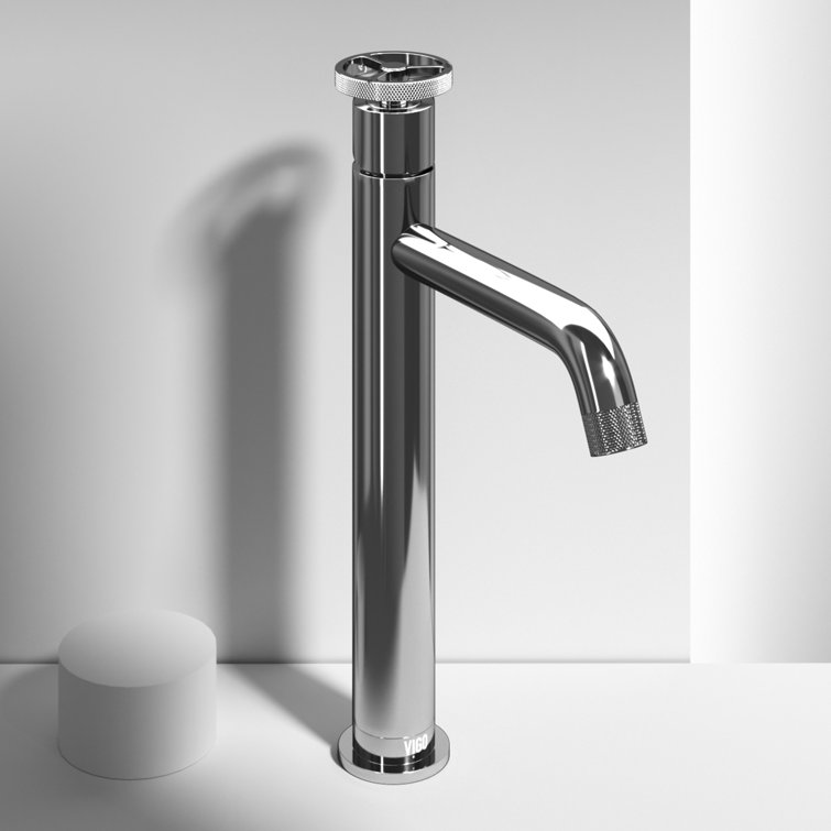 Cass 12" Chrome Single Handle Vessel Sink Faucet