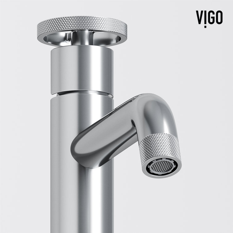 Cass 12" Chrome Single Handle Vessel Sink Faucet