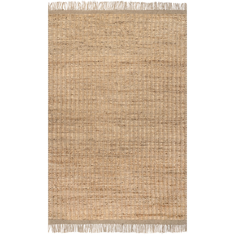 Hallie Natural Jute Braided Handmade 3' x 5' Area Rug