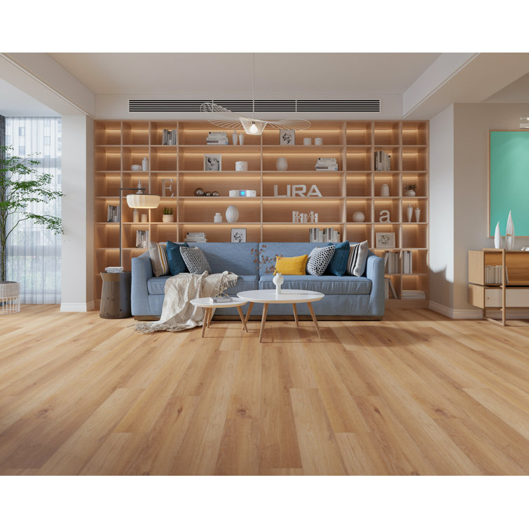 Extra Long Caliber Brown Oak Waterproof Vinyl Plank Flooring