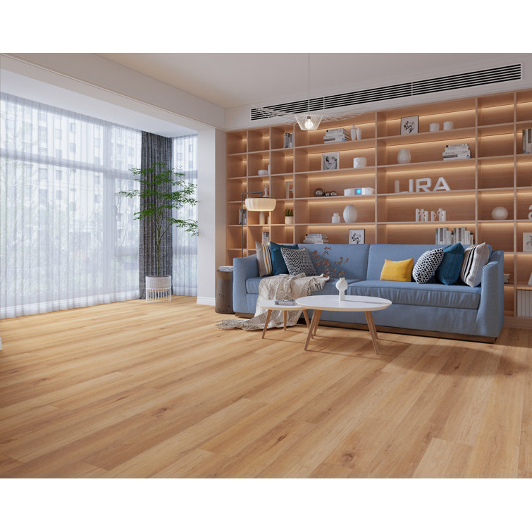 Extra Long Caliber Brown Oak Waterproof Vinyl Plank Flooring