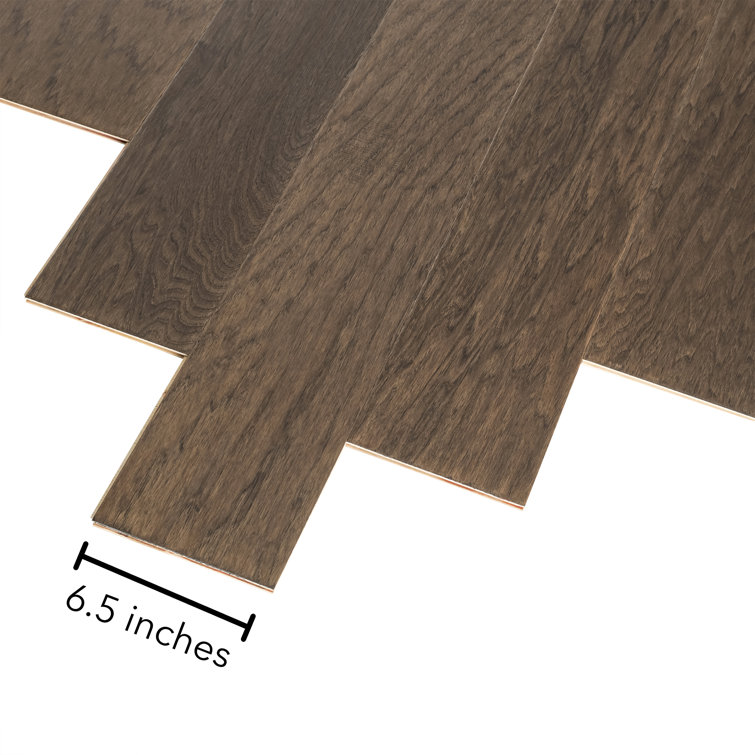 Frothed Hickory Matte Water-Resistant Engineered Hardwood Flooring