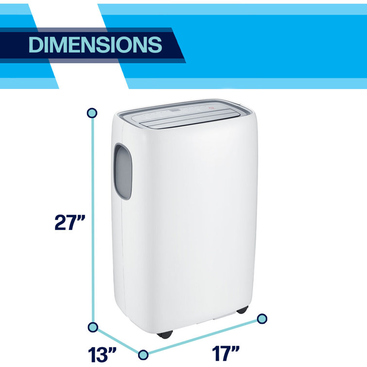 Arctic Wind 10000 BTU White Portable Air Conditioner with Remote