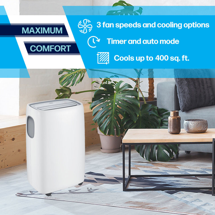 Arctic Wind 13000 BTU White Portable Air Conditioner with Heat Pump