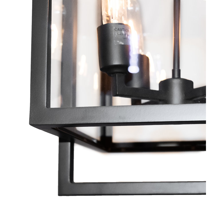 Oil Rubbed Bronze and Clear Glass Lantern Pendant