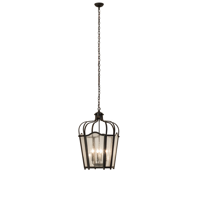Citadel 4-Light Oil Rubbed Bronze Lantern Pendant