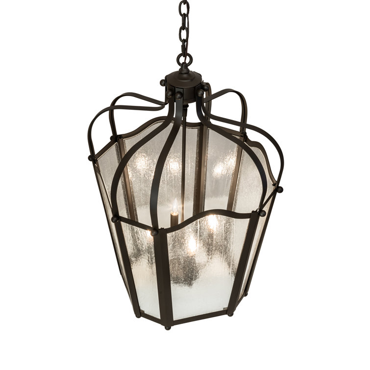 Citadel 4-Light Oil Rubbed Bronze Lantern Pendant